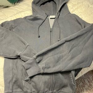 Aritzia TNA cozy fleece boyfriend fit sweatfleece